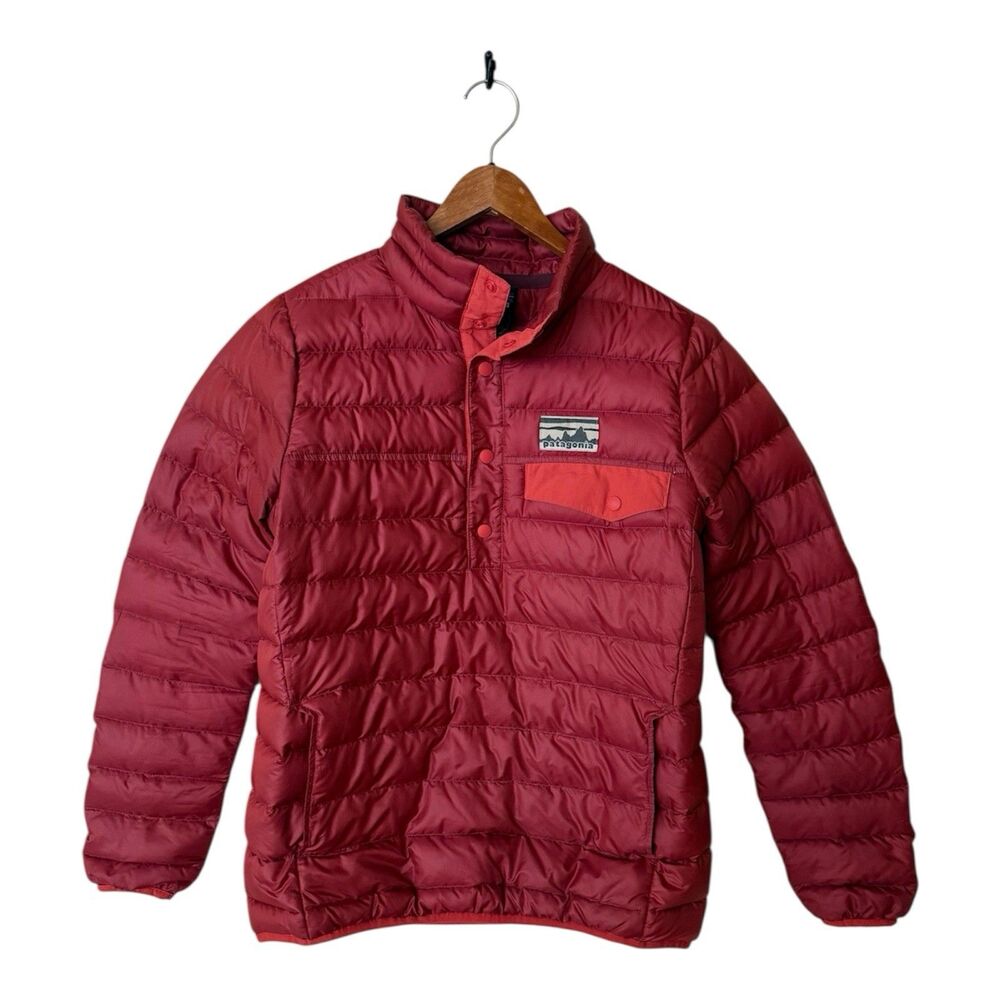 Patagonia Down Insulated Snap-T Pullover Style Jacket Womens‎ Size XS Windproof - Picture 1 of 10